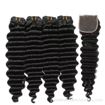 mink copper oranfe 20 inch 100% brazillain weave with closure grey in color hd lace front deep wave frontal wig human hair